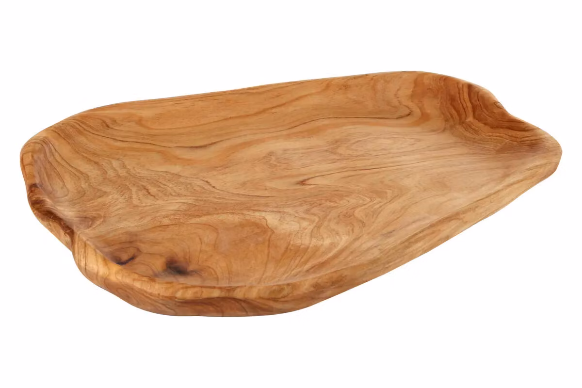 Orsina Kora Natural Cedarwood Serving Dish in Brown – 2