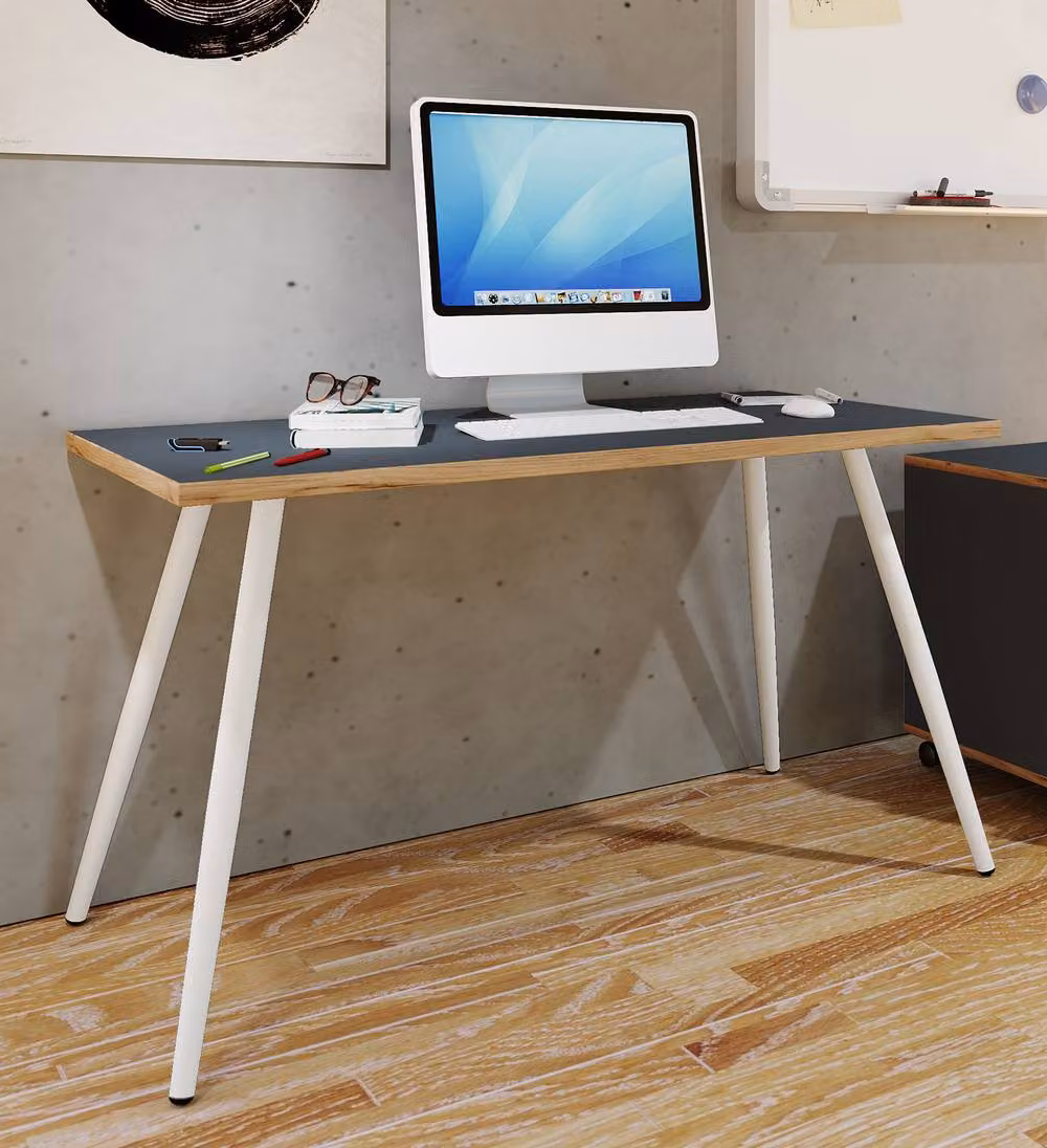 VCM Salia Wooden Writing Desk in Multicolour, W: 110 cm, D: 50 cm, H: 70 cm – 2