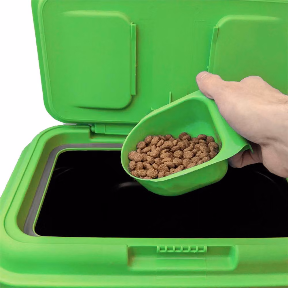 Nordara 15L Airtight Green Plastic Pet Food Storage Container Bin – 2