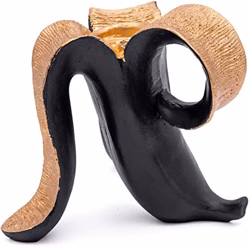 Maison Des Cadeaux Banana Tealight Candle Holder in Yellow and Black – 3