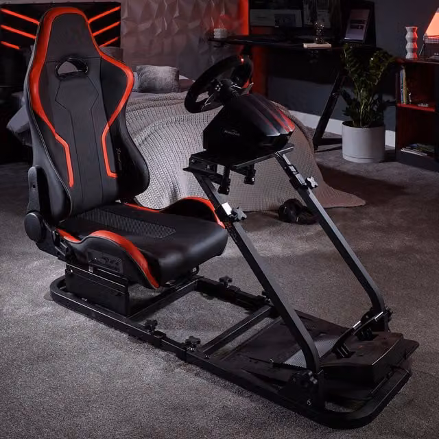 X Rocker XR Racing Drift 2.1 Stereo Audio Racing Seat - Black