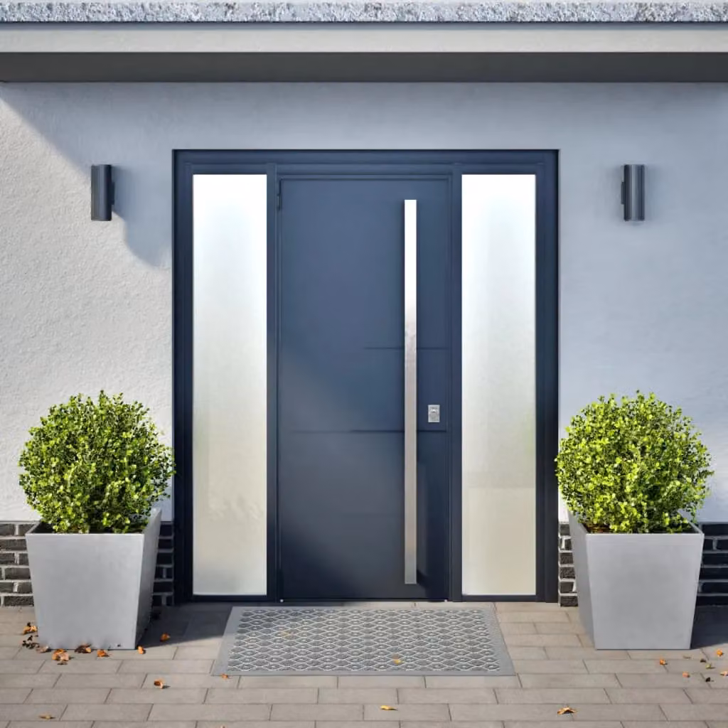 Berkfield Home Garden Galvanised Steel Planter Tubs, Grey, 2 Pack, W/D/H: 50 x 50 x 50 cm – 3