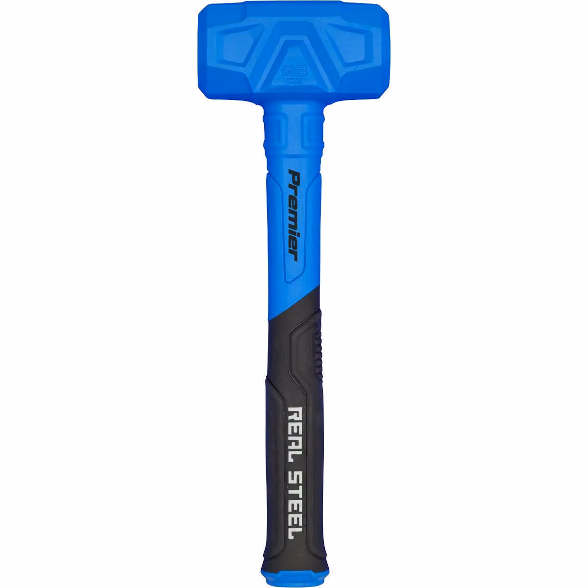 Loops Shot-Loaded Dead Blow Hammer with Soft Grip Handle in Blue and Multicolour, 0.85 kg – 2