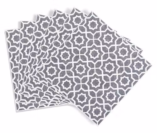 d-c-fix Set of 6 Self-Adhesive Tile Stickers, Lina Grey, Water-Resistant Mosaic Wall Film for Kitchen and Bathroom, 15 x 15 cm – 2