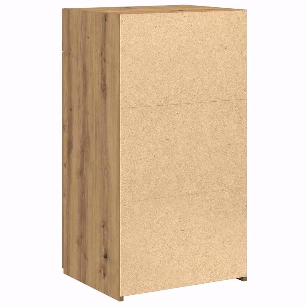 Berkfield Home Artisan Oak Sideboard in Brown, W/D/H: 93 x 42.5 x 30 cm – 3