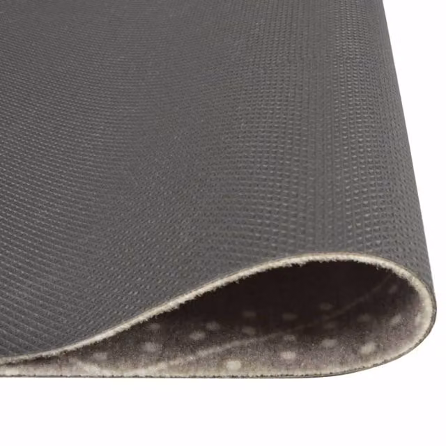 Berkfield Home Washable Grey Velvet Kitchen Rug with Diamond Pattern W: 60 cm, L: 180 cm – 1