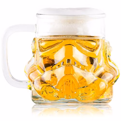 Thumbs Up Original Stormtrooper Beer Glass, Transparent, 600ml – 1