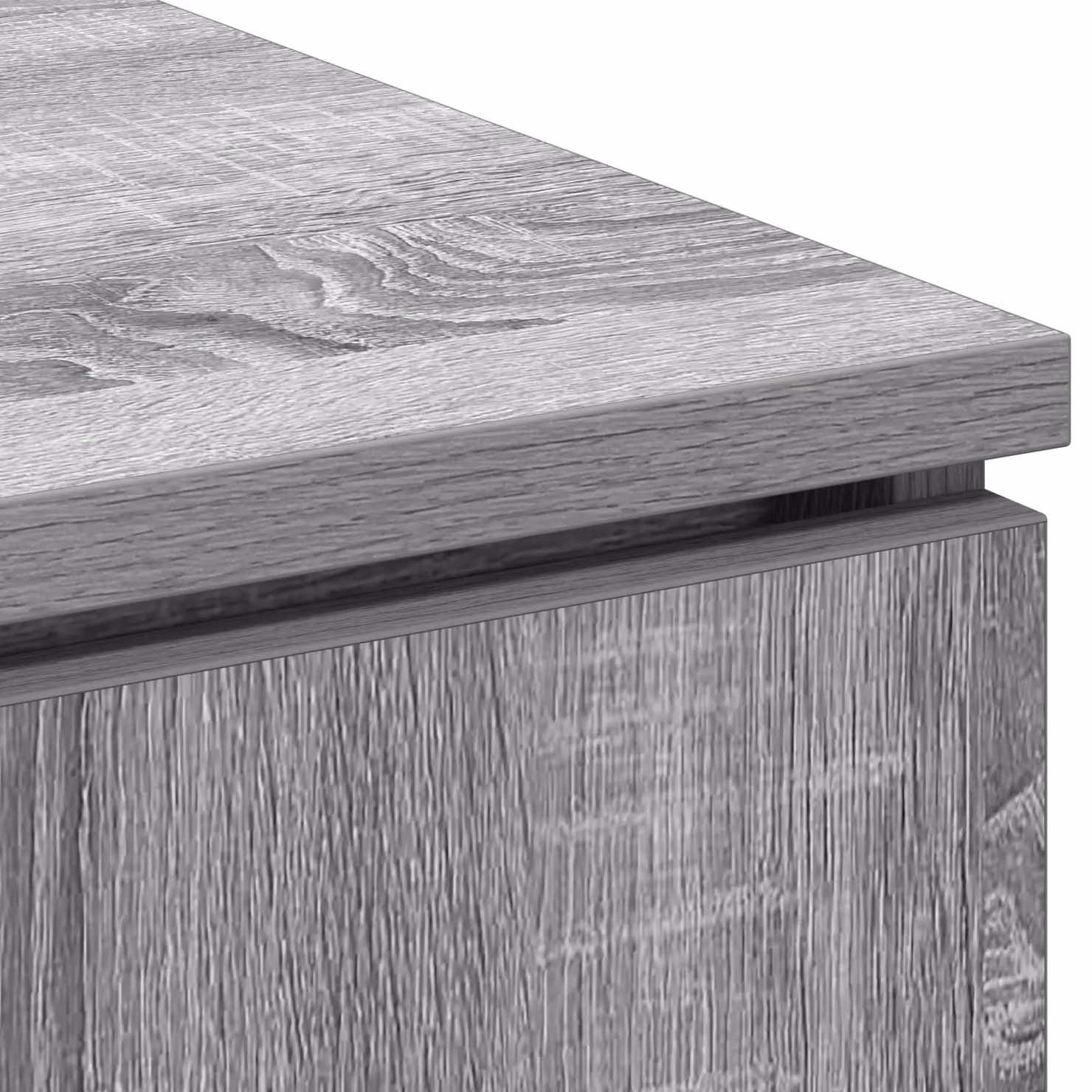 Berkfield Home Modern Grey Sonoma TV Cabinet W/D/H: 100 x 38 x 49 cm – 3