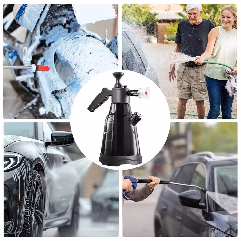 VOGREX Heavy Duty Manual Pump Snow Foam Car Wash Pressure Sprayer, 2.3 l, Black – 5