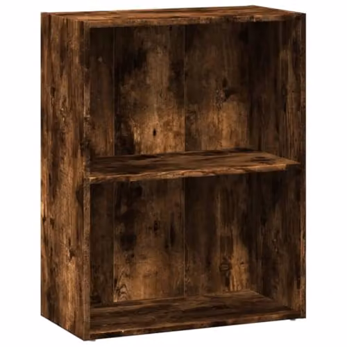vidaXL Modern Bookcase in Brown Engineered Wood, W: 60 cm, D: 30 cm, H: 77 cm