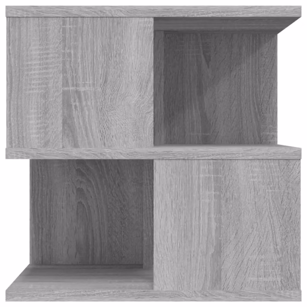 Berkfield Home Sonoma Side Table in Grey, W/D/H: 40 x 40 x 40 cm – 3