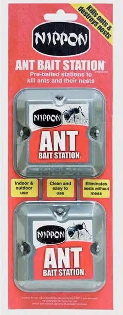 Nippon Ant Bait Station Twin Pack - Grey