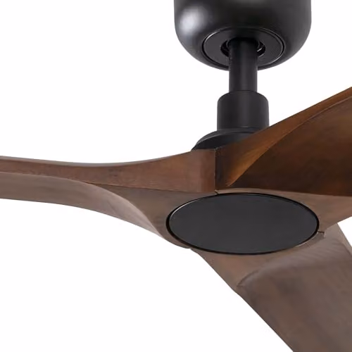 Netlighting Heywalnut Large 3 Blade Ceiling Fan in Matt Black with Tuya Smart System – 3