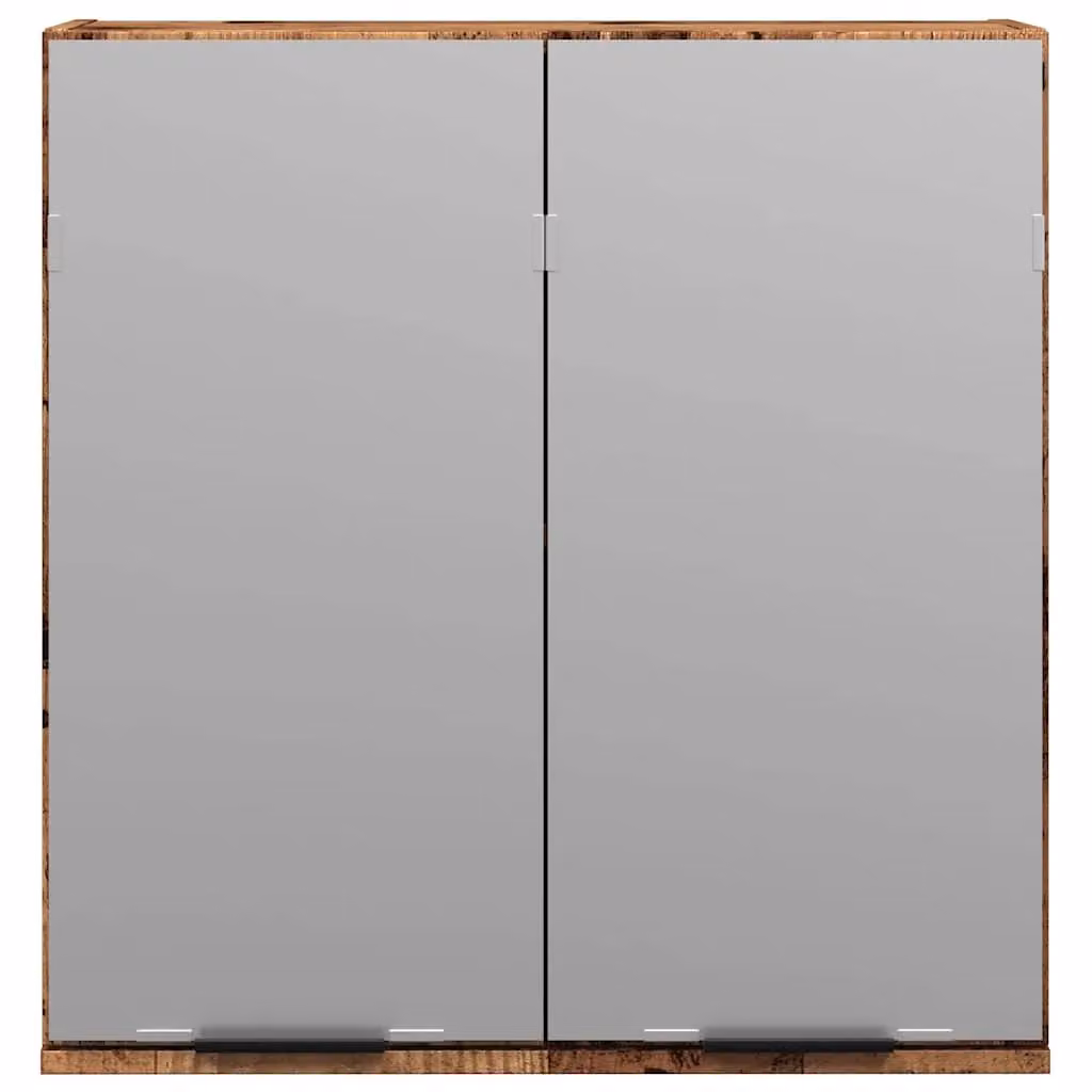 Berkfield Home Modern Bathroom Mirror Cabinet in Brown, W/D/H: 64 x 20 x 66.5 cm – 2