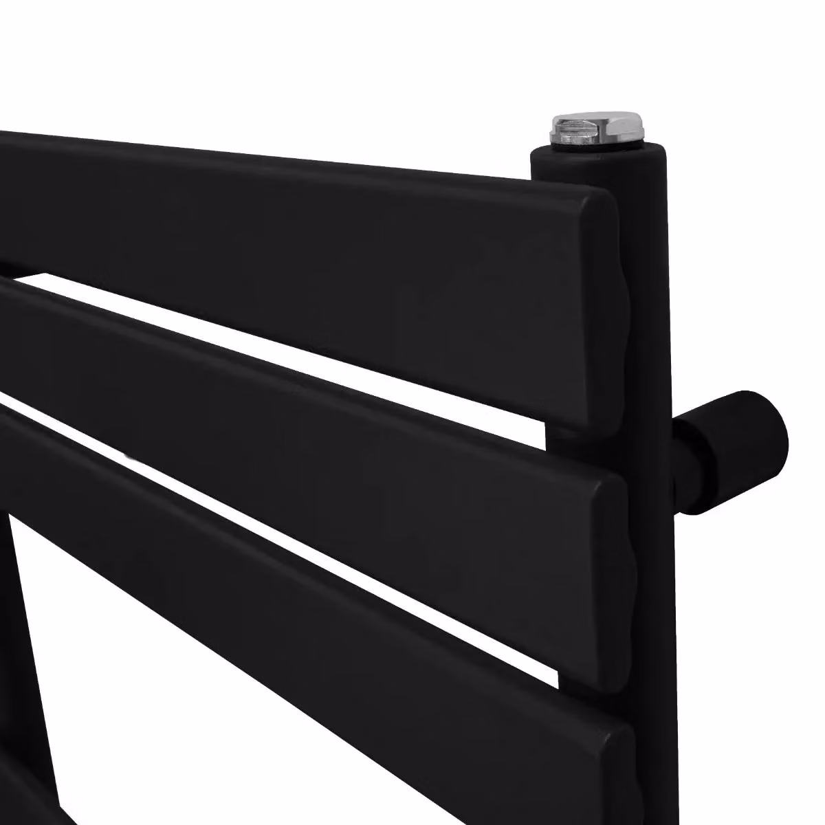 Monstershop Flat Panel Steel Towel Radiator, Black, W: 50 cm, H: 120 cm – 7
