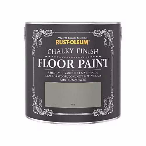 Rust-Oleum Aloe Green Water-Based Scratch-Proof Floor Paint in Matt Finish, 2.5L – 3