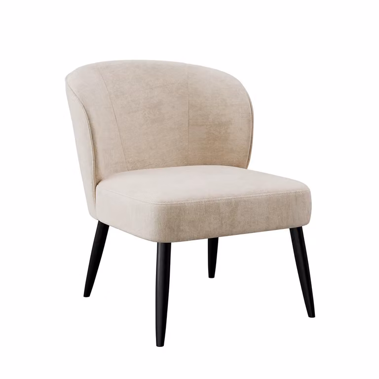 Dome Deco ARLO Beige Fabric Tub Armchair