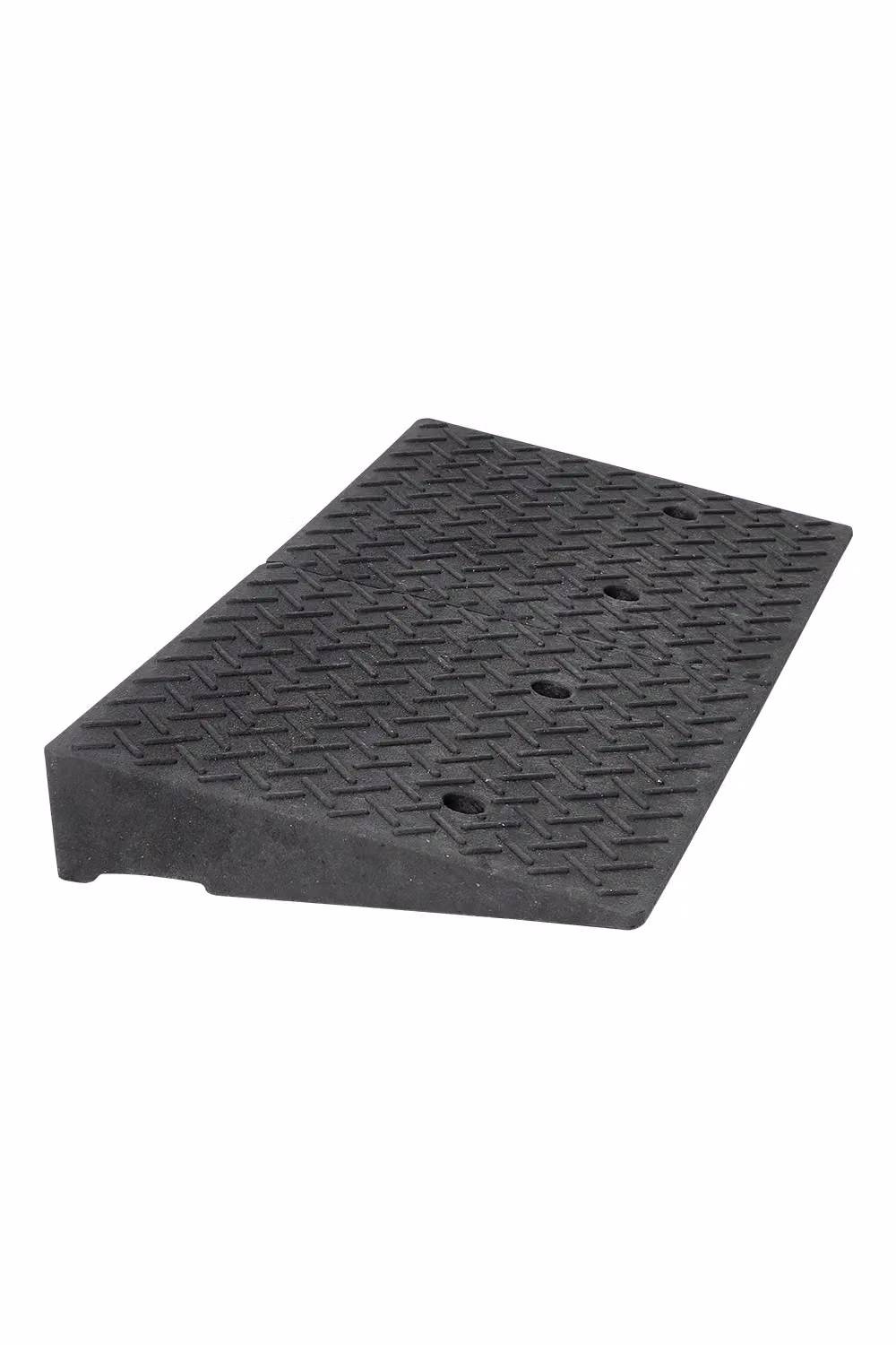 Living and Home Rubber Kerb Ramp in Black, W: 100 cm, D: 50 cm, H: 11 cm – 4