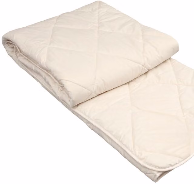 Native Natural White Single Winter Wool and Cotton Diamond Duvet