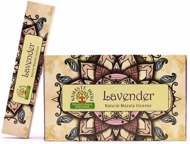 Namaste Mandala Masala Lavender Incense Sticks in Brown and Multicolour