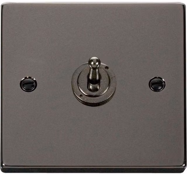 SE HOME Black Flush Screw Switch