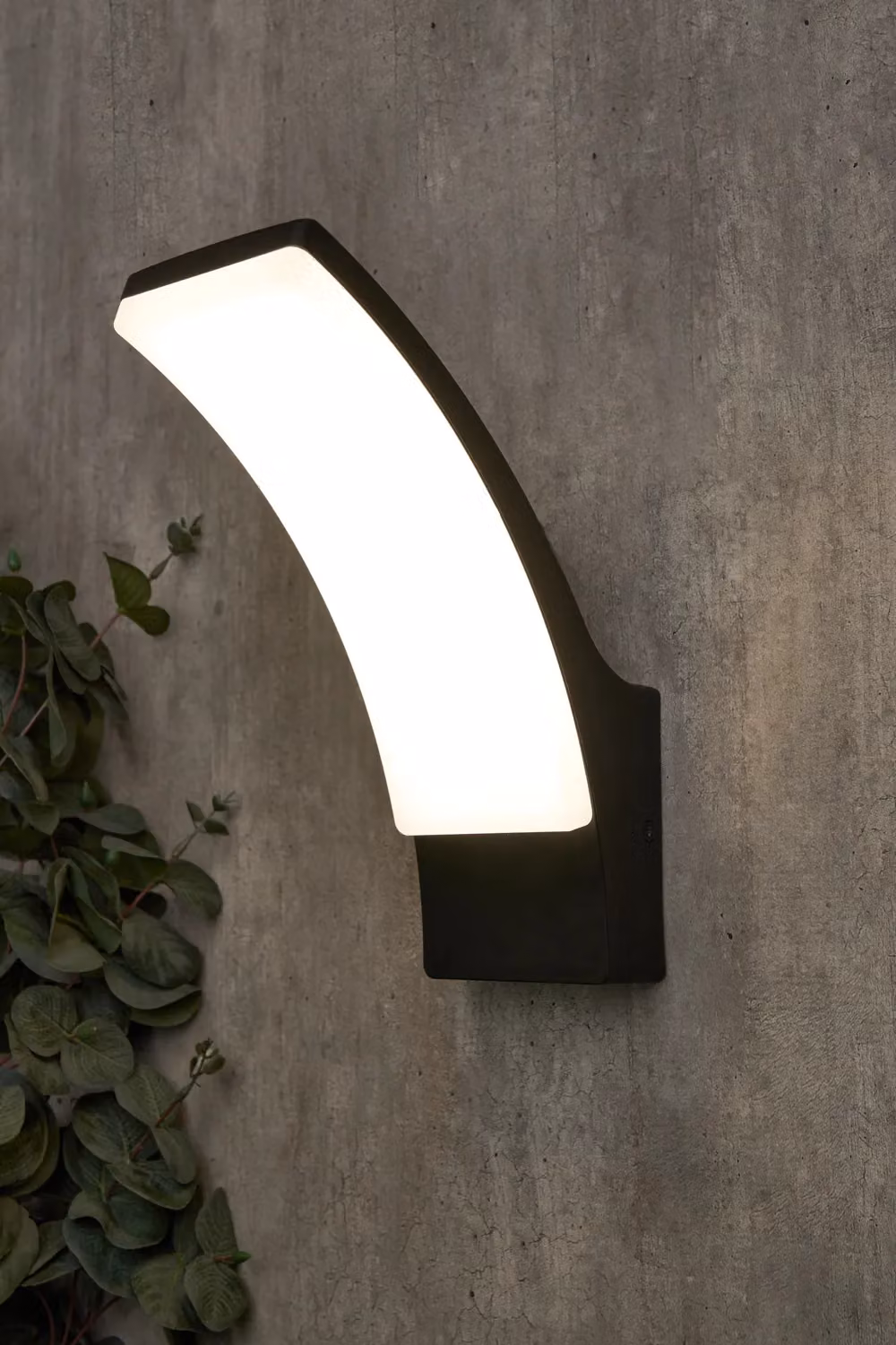 BHS Lighting Klaus Modern LED Outdoor Wall Light in Black – 2