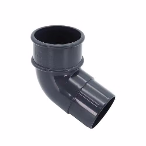 FloPlast Mini Gutter Offset Bend, 112 Degree, 50mm, Anthracite Grey
