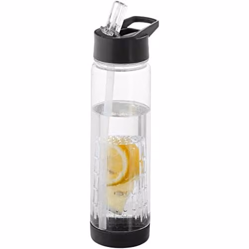 Bullet Tutti Frutti Infuser Water Bottle, Transparent/Orange, 740ml