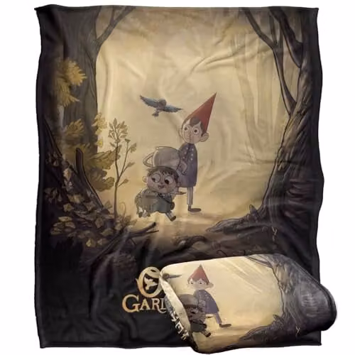 LOGOVISION Over The Garden Wall Poster Super Soft Fleece Throw Blanket, Multicolour, W/D/H: 152 x 127 cm