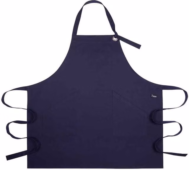 Dennys Cotton Canvas Apron in Blue – 1