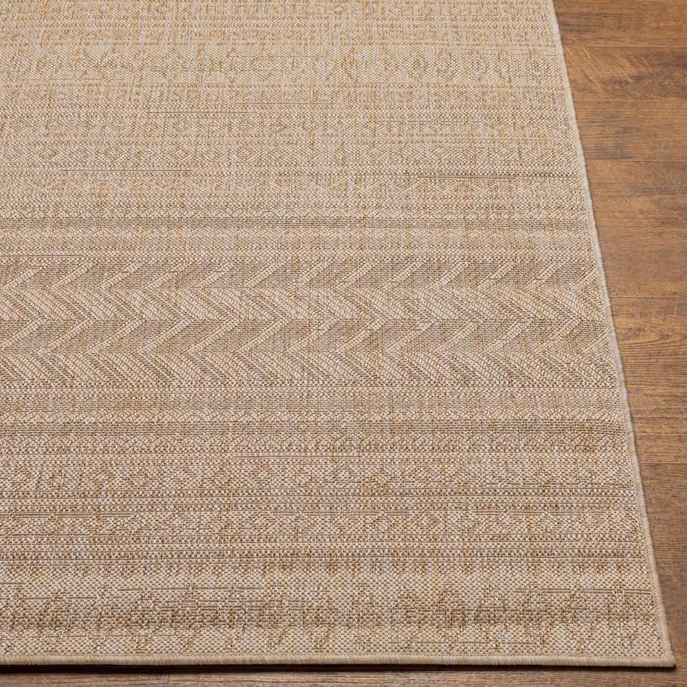 Livabliss Aegean Geometric In- & Outdoor Rug in Brown and Beige, W: 200 cm, D: 275 cm – 2