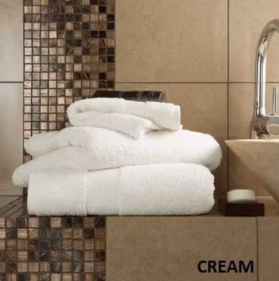 GAVENO CAVAILIA Miami Cotton Bath Towel in Cream – 1