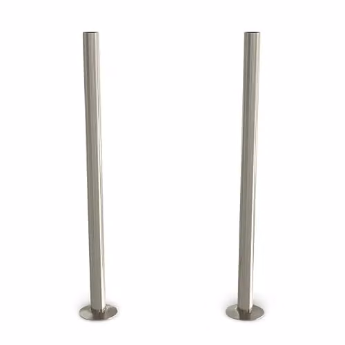 UK Radiators Brass Pipe Sleeves, 2 Pack, Gold/Silver, Cuttable