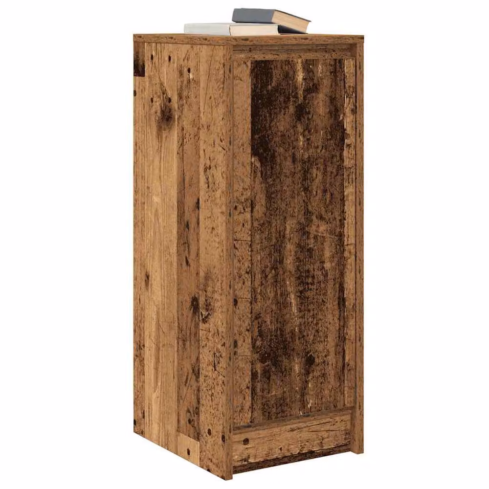 Berkfield Home Rustic Old Wood Sideboard in Brown, W/D/H: 29.5 x 34 x 76 cm – 3