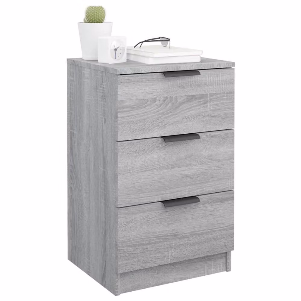 Berkfield Home Grey Sonoma Bedside Cabinet, W/D/H: 40 x 36 x 65 cm – 2