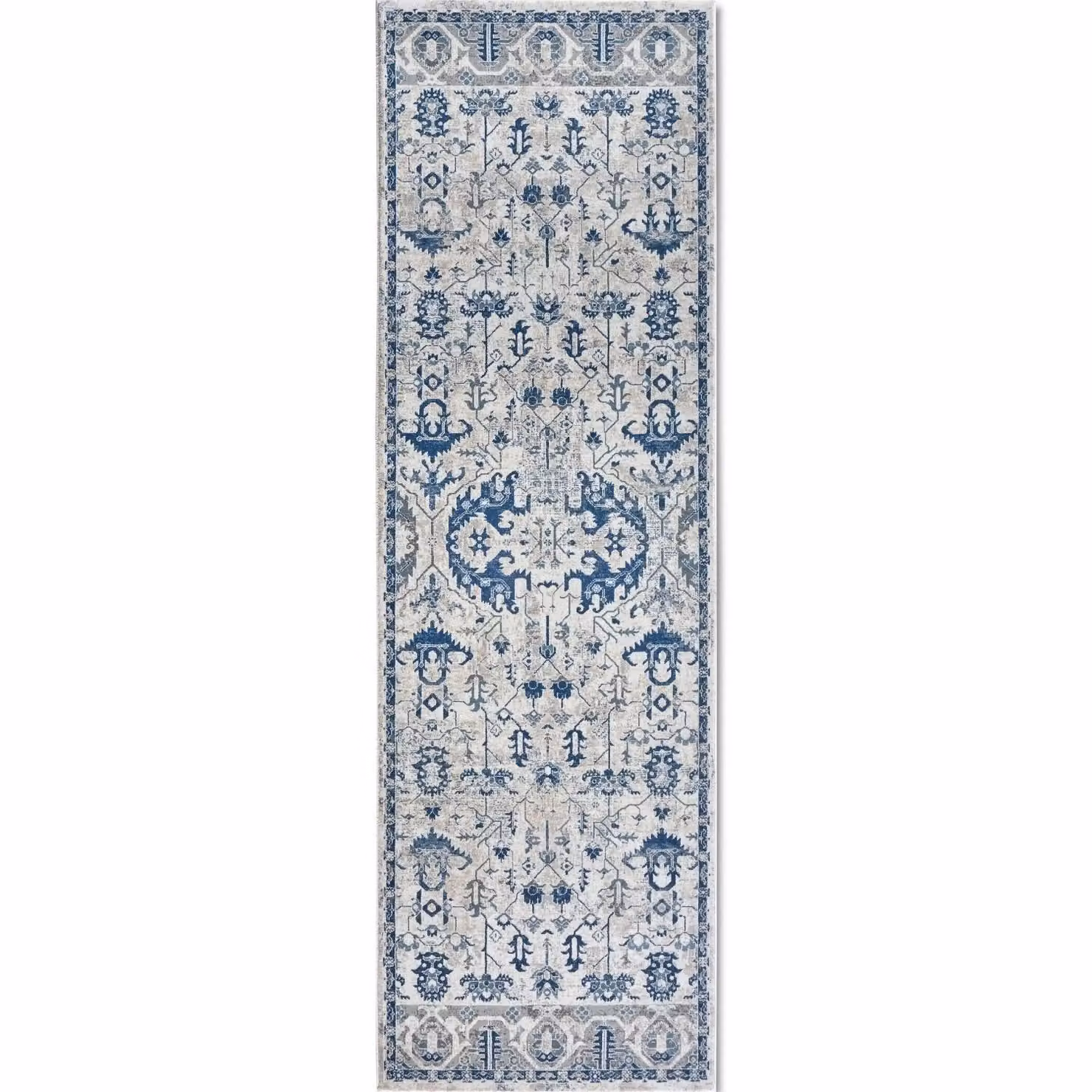 Villeroy & Boch 1869 Persian Vintage Rug in Beige, Grey and Blue, W: 200 cm, D: 280 cm – 5