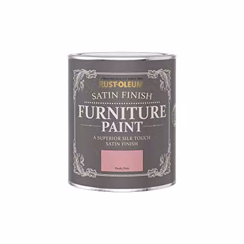 Rust-Oleum Satin Furniture and Skirting Board Paint, Pink, 750ml – 3