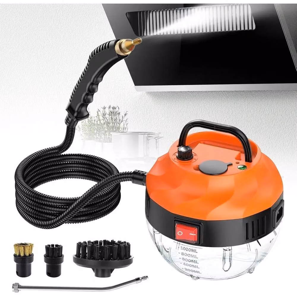 Havendro Handheld High Pressure Steam Cleaner with Extension Pole in Orange – 3