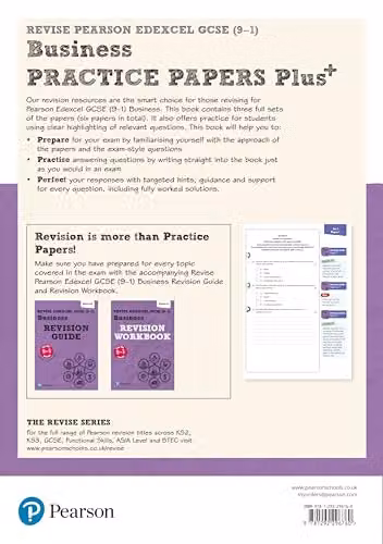 Pearson REVISE Edexcel GCSE Business Practice Papers Plus for 2026 and 2027 Exams – 2