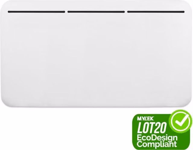 MYLEK 2000W Electric Panel Convector Heater with Timer and Thermostat, White