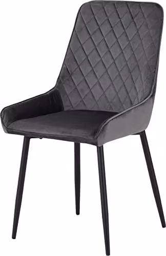 Seconique Avery Extending Dining Set with 4 Chairs in Concrete and Grey – 3