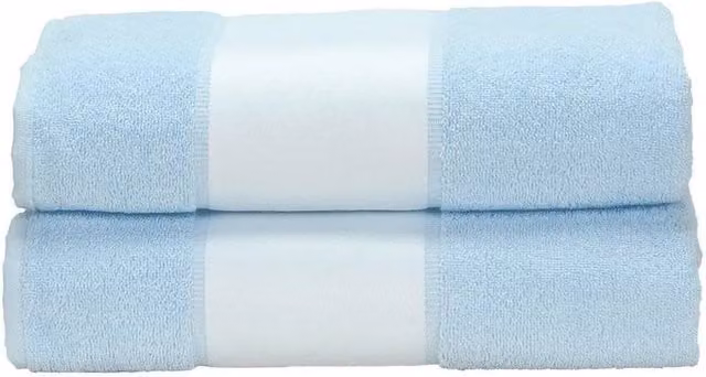 ARTG Subli-Me Bath Towel in Light Blue, W: 140 cm, H: 450 cm
