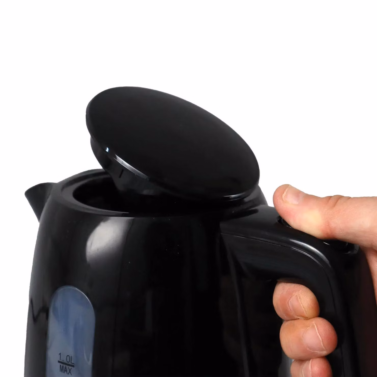 Igenix Cordless Electric Jug Kettle, 1 Litre, 2200 Watt, Black – 4