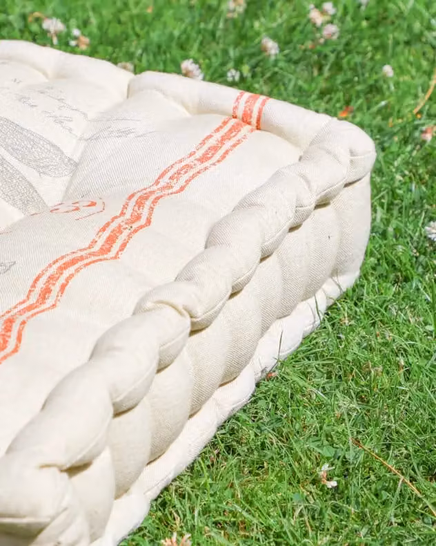Dibor Vintage Style Insect Print Indoor Outdoor Square Seat Pad Cushion in Grey, W/D/H: 40 x 40 x 40 cm – 3