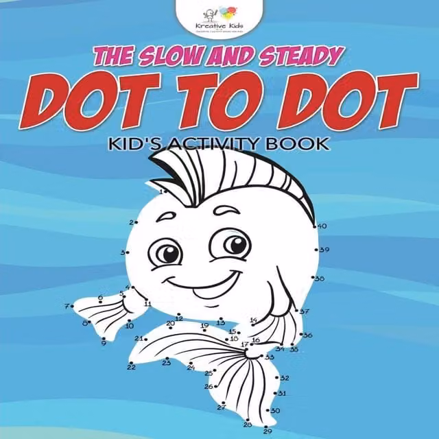 Kreative Kids The Slow & Steady Dot to Dot Childrens Activity Book, Multicolour Paperback