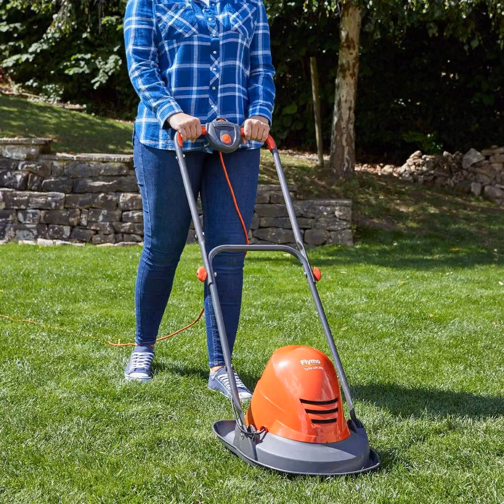 Flymo Turbo Lite 250 Corded Electric Hover Lawnmower in Orange and Grey – 5