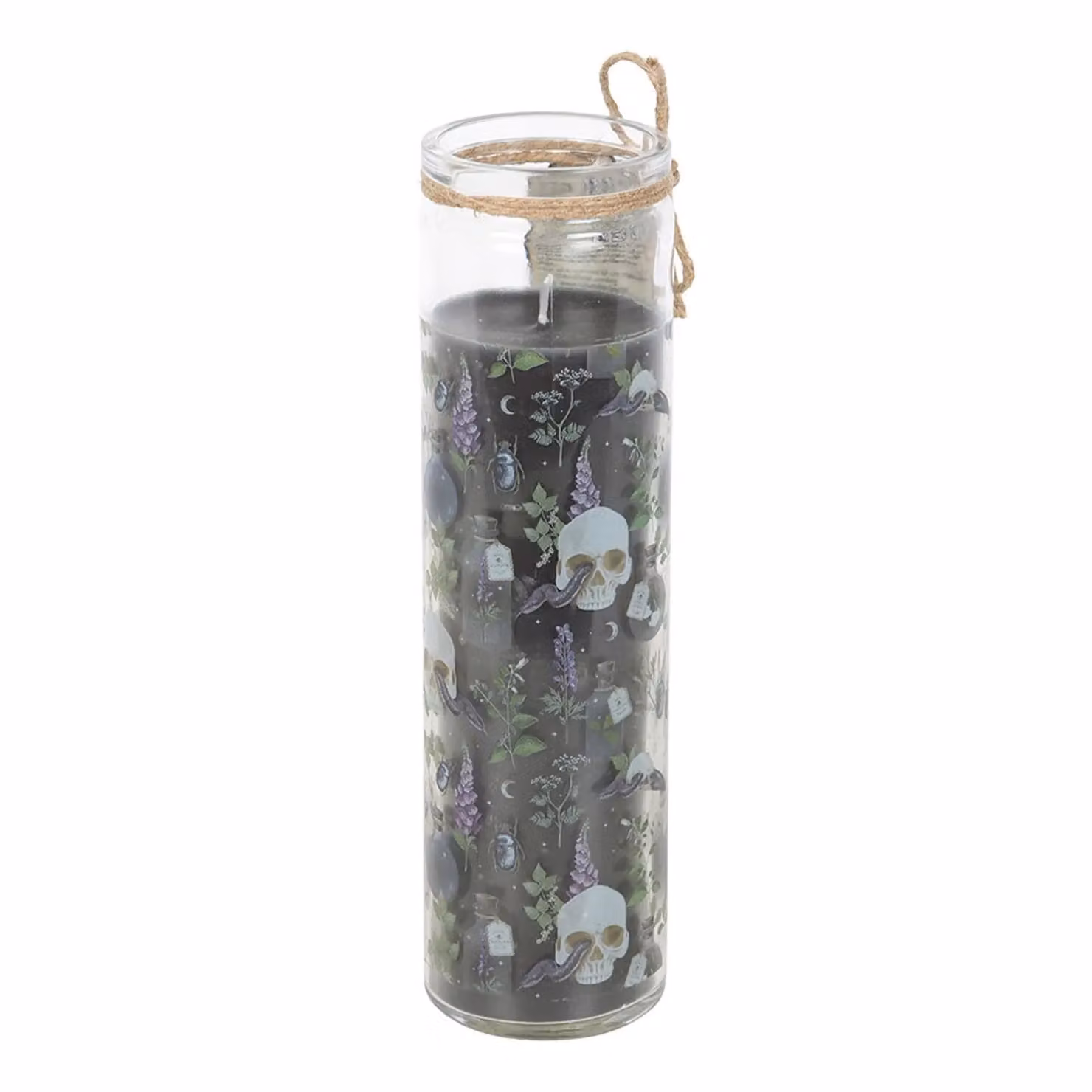 Something Different Deadly Nightshade Poisonous Plants Tube Pillar Candle in Multicolour and Black – 2