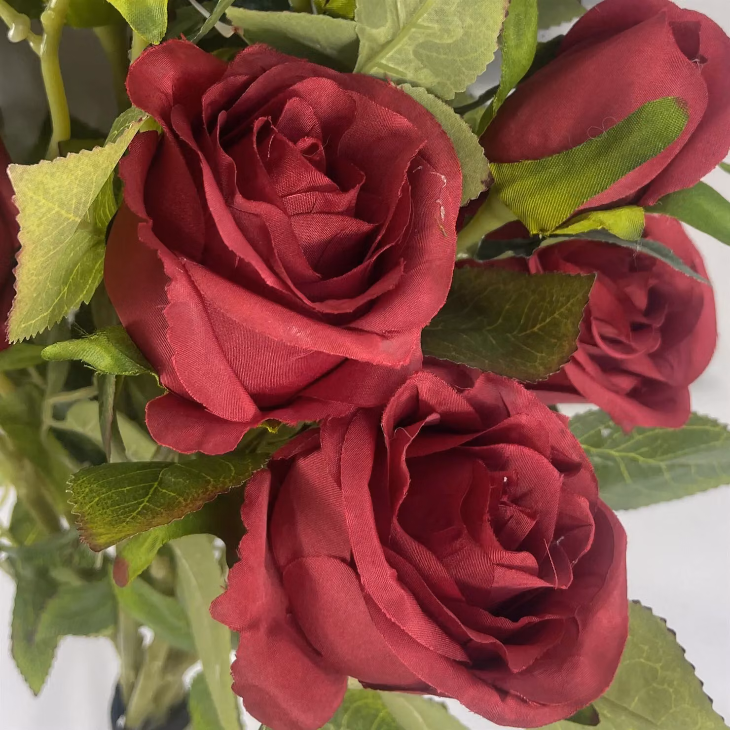 Leaf UK Red Artificial Rose Flower, Height: 60 cm – 4