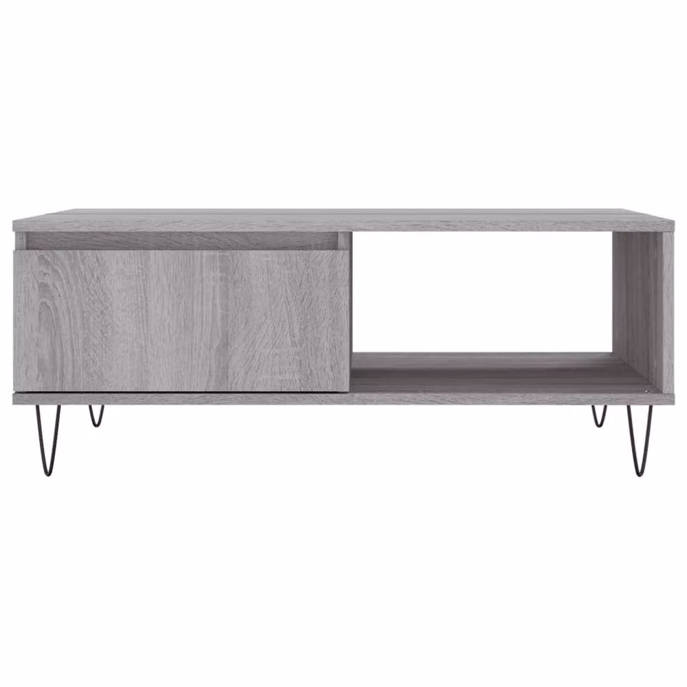 Berkfield Home Grey Sonoma Coffee Table, W/D/H: 90 x 60 x 35 cm – 3