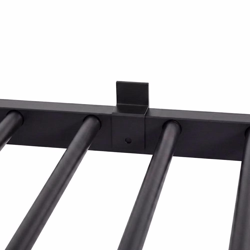 Levede Black Metal Single Bed Frame with 360 Degree Rotating TV Mount and Lift Up Base, W/D/H: 90 x 190 cm – 5